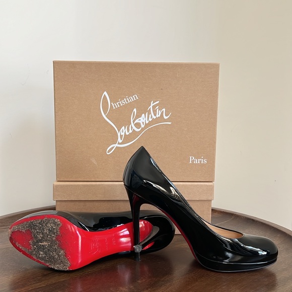 Authentic Christian Louboutin New Simple Pump 120 Patent Calf - Picture 3 of 6